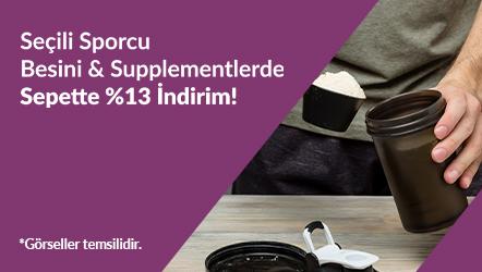 Seçili Sporcu Besini & Supplementlerde Sepette %13 İndirim!