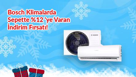 Bosch Klimalarda Sepette %12 'ye Varan İndirim Fırsatı!