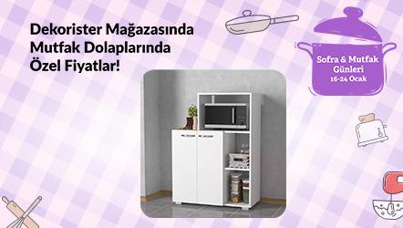 Dekorister Mağazasında Mutfak Dolaplarında Özel Fiyatlar!