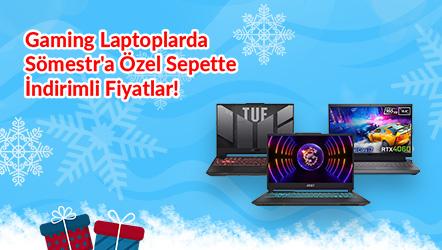 Gaming Laptoplarda Sömestr'a Özel Sepette İndirimli Fiyatlar!