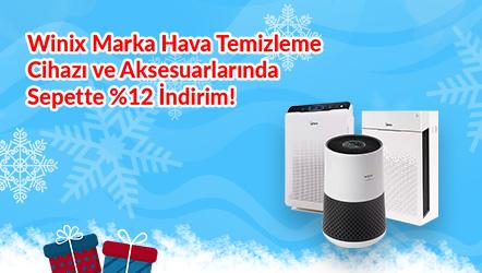 Winix Marka Hava Temizleme Cihazı ve Aksesuarlarında Sepette %12 İndirim!