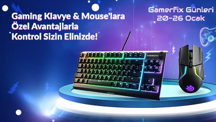 Gaming Klavye & Mouse'lara Özel Avantajlarla Kontrol Sizin Elinizde!