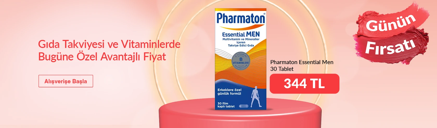 Pharmaton Essential Men 30 Tablet 344,00 TL