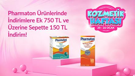 Pharmaton Ürünlerinde İndirimlere Ek 750 TL ve Üzerine Sepette 150 TL İndirim!