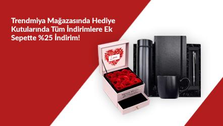 Trendmiya Mağazasında Hediye Kutularında Tüm İndirimlere Ek Sepette %25 İndirim!