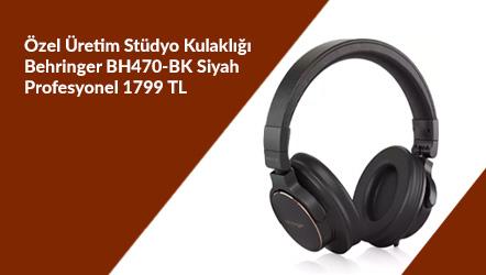 Behringer BH470-BK Siyah Profesyonel Stüdyo Kulaklığı Özel Üretim 1.799 TL