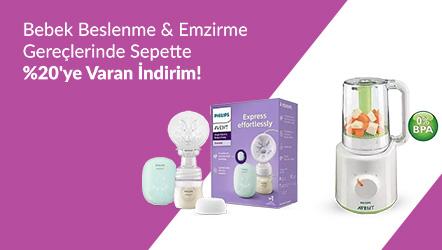 Bebek Beslenme & Emzirme Gereçlerinde Sepette %20'ye Varan İndirim!