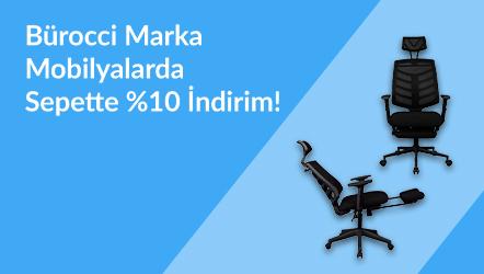 Bürocci Marka Mobilyalarda Sepette %10 İndirim!