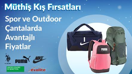 Spor ve Outdoor Çantalarda Avantajlı Fiyatlar!