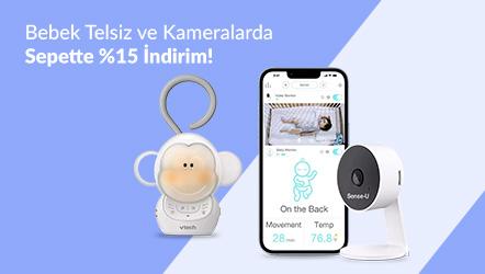 Bebek Telsiz ve Kameralarda Sepette %15 İndirim