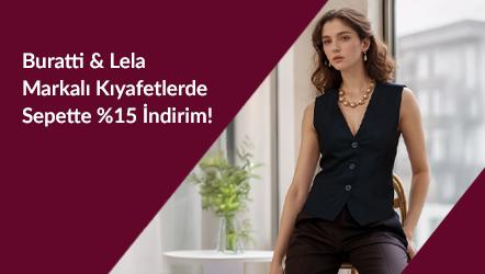 Buratti & Lela Ürünlerinde Sepette %15 İndirim