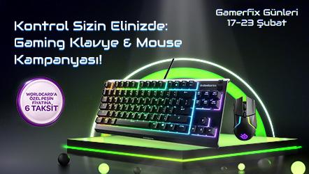 Kontrol Sizin Elinizde Gaming Klavye & Mouse Kampanyası!