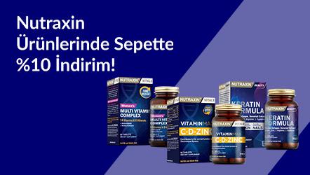 Nutraxin Ürünlerinde Sepette %10 İndirim!