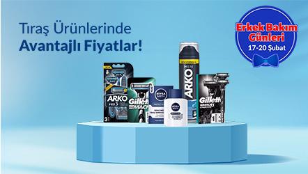 Tıraş Ürünlerinde Avantajlı Fiyatlar!