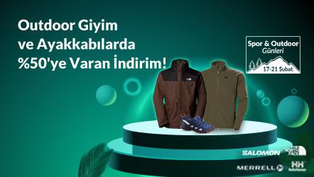 Outdoor Giyim ve Ayakkabılarda %50'ye Varan İndirim!