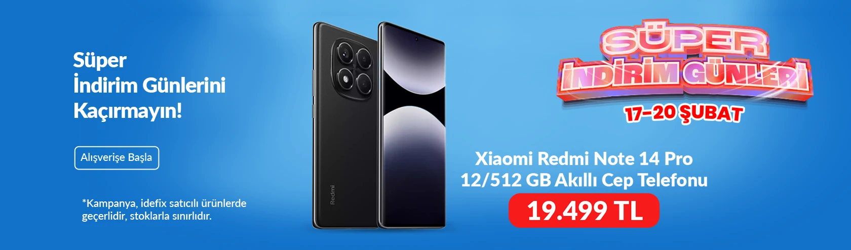 Xiaomi Redmi Note 14 Pro 12512 Akıllı Cep Telefonu - 19.499 TL