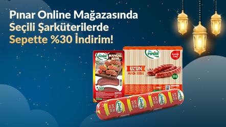 Pınar Online Mağazasında Seçili Şarküterilerde Sepette %30 İndirim!