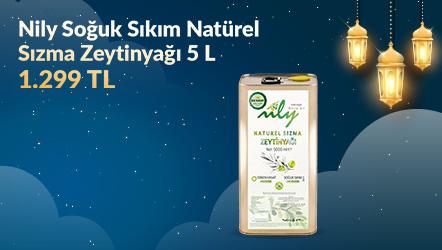 Ramazan - Nily Soğuk Sıkım Natürel Sızma Zeytinyağı 5 L 1.299 TL