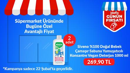 Siveno %100 Doğal Bebek Çamaşır Sabunu Yumuşatıcılı Konsantre Vegan Deterjan 1000 ml x 2 Adet