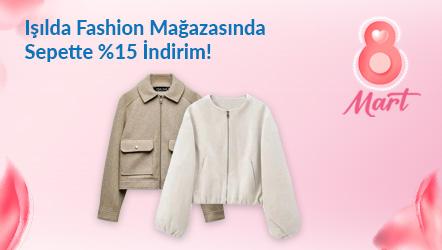 Işılda Fashion Mağazasında Sepette %15 İndirim!