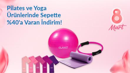 Pilates ve Yoga Ürünlerinde Sepette %40'a Varan İndirim!