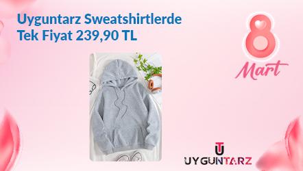 Uyguntarz Sweatshirtlerde Tek Fiyat 239,90 TL