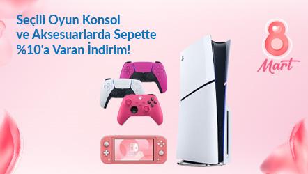 Seçili Oyun Konsol ve Aksesuarlarda Sepette %10'a Varan İndirim!