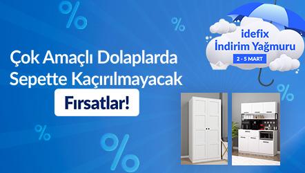 Çok Amaçlı Dolaplarda Sepette Kaçırılmayacak Fırsatlar!