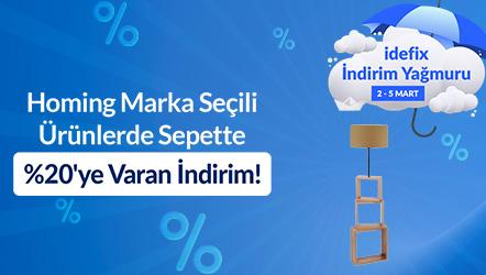 Homing Marka Seçili Ürünlerde Sepette %20'ye Varan İndirim!