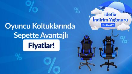 Oyuncu Koltuklarında Sepette Avantajlı Fiyatlar!