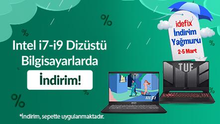 Intel i7-i9 İşlemcili Dizüstü Bilgisayarlarda Sepette İndirim!