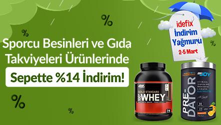 Sporcu Besinleri ve Gıda Takviyeleri Ürünlerinde Sepette %14 İndirim!