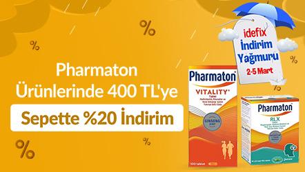 Pharmaton Ürünlerinde 400 TL'ye Sepette %20 İndirim