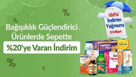 Bağışıklık Güçlendirici Ürünlerde Sepette %20'ye Varan İndirim