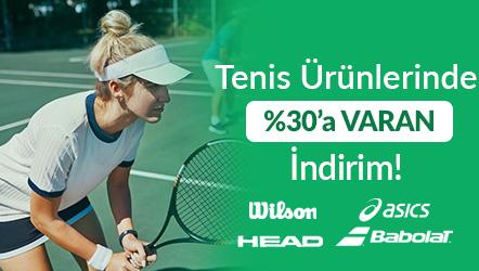 Tenis Giyim ve Aksesuarlarında %30'a Varan İndirimler!