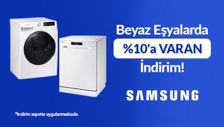 Samsung Beyaz Eşyalarda Sepette %10'a Varan İndirim!