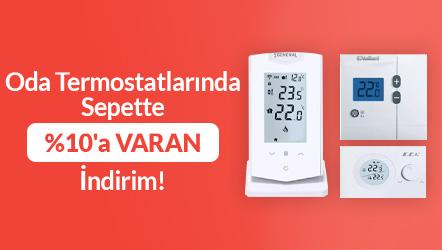 Oda Termostatlarında Sepette %10'a Varan İndirim!