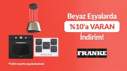 Franke Marka Beyaz Eşyalarda Sepette %10'a Varan İndirim Fırsatı!