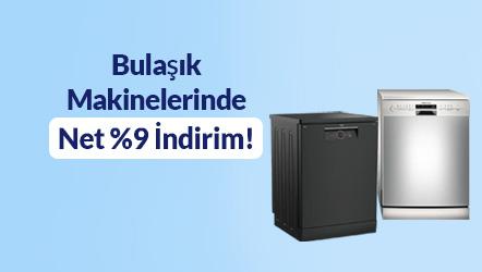 Bulaşık Makinelerinde Net %9 İndirim!