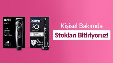 Kişisel Bakımda Stokları Bitiriyoruz!