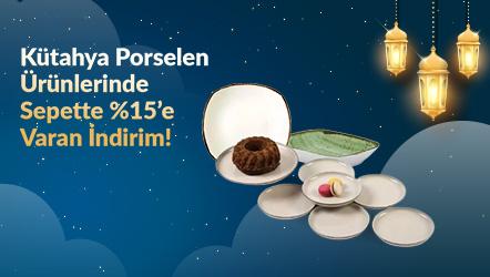Kütahya Porselen Ürünlerinde Sepette %15’e Varan İndirim