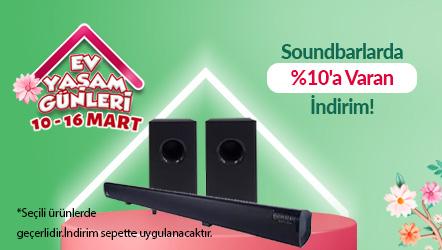 Soundbarlarda %10'a Varan İndirim!