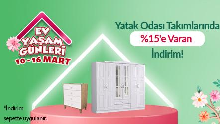 Yatak Odası Takımlarında %15'e Varan İndirim!