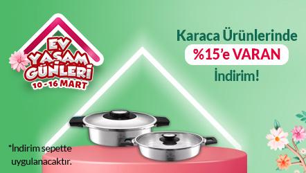 Karaca Ürünlerinde Sepette %15’e Varan İndirim!