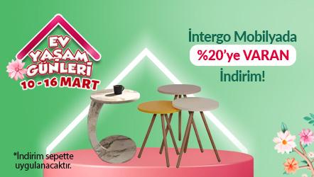 İntergo Mobilyalarında Sepette %20'ye Varan İndirim!