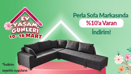 Perla Sofa Markasında %10'a Varan İndirim!