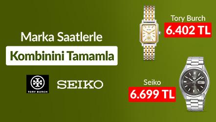 Marka Saatlerde Kombinini Tamamla (Tory Burch 6402 TL / Seiko 6699 TL)