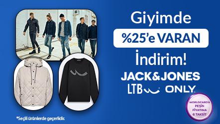 Jack & Jones, LTB ve Only’de %25’e Varan İndirim!