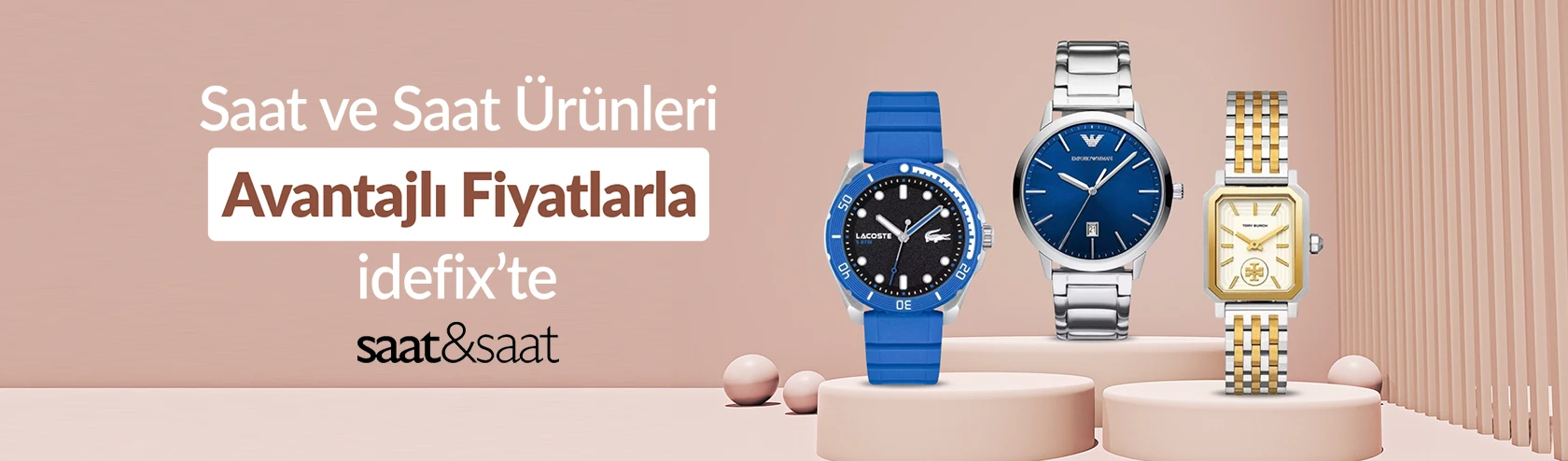 Saat ve Saat Ürünleri Avantajlı Fiyatlarla idefix'te!