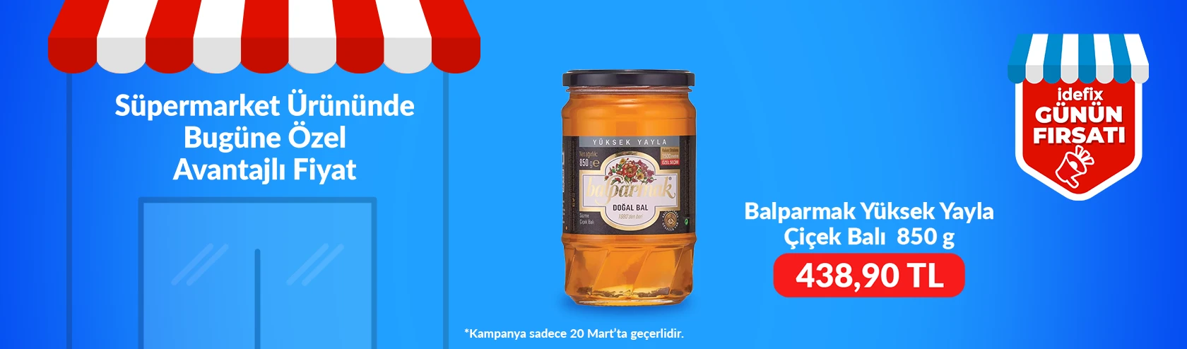 Balparmak Yüksek Yayla Çiçek Balı  850 g 438,90 TL